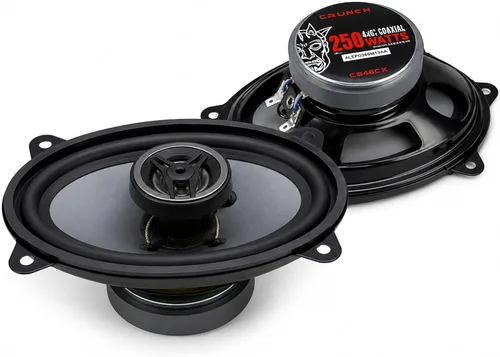 Vista 6 de Crunch CS4CX - Altavoces coaxiales de rango completo para automóvil, de 4 pulgadas, color negro