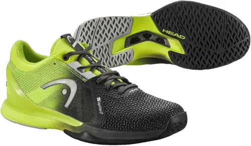 Vista 2 de HEAD Sprint Pro 30 SuperFabric Tenis para hombre negroamarillo talla 70 Amarillo