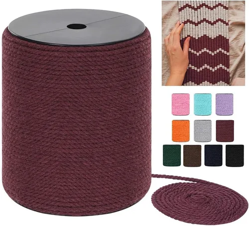 Vista 14 de Cordón de macramé, 0.118 pulgadas x 328 yardas