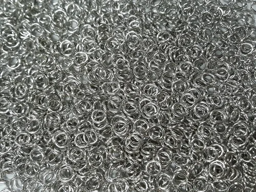 Vista 11 de Anillos de salto de aluminio brillante de 1 libra 14G 1/2" ID (más de 1150 anillos)