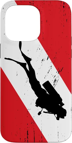 Vista 19 de Funda de buceo para iPhone 17, regalos de buceo, diseño vintage de buceo