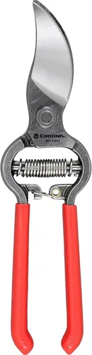 Vista 10 de Corona BP 3180D Podador clásico forjado de bypass con capacidad de corte de 1 pulgada, 1", Rojo & NISAKU NJP650 El original cuchillo japonés
