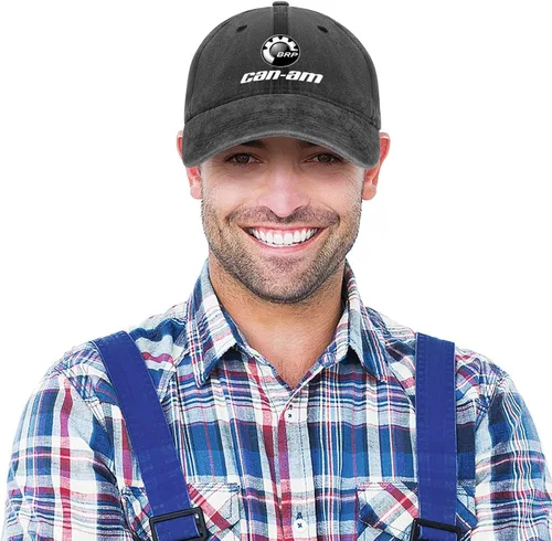 Vista 7 de Sombrero de esqueleto para hombres y mujeres, gorra de béisbol negra divertida sombrero de papá ajustable vintage sombrero de camionero verano
