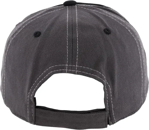 Vista 2 de Jeep Gorra de béisbol ajustable de perfil bajo con parche bordado Negro/Gris oscuro/Blanco