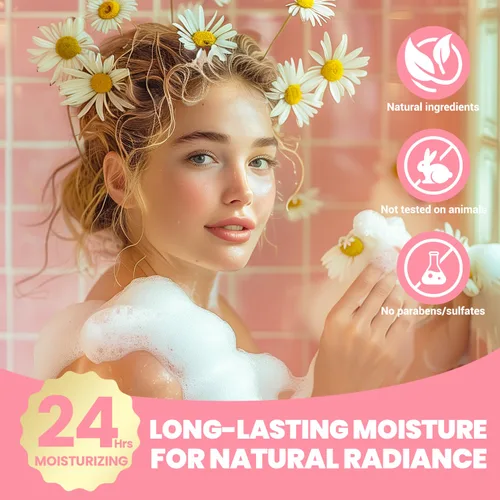 Vista 5 de Regalos de cuidado personal para mujeres, Spa Luxetique, 8 cestas de regalo para el baño y el cuerpo de margaritas para ella, juego de baño con baño