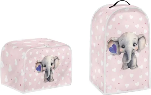 Vista 13 de doginthehole Funda para licuadora y tostadora, 2 rebanadas estéticas de estrellas de mar con estampado de conchas marinas para batidora o cafetera