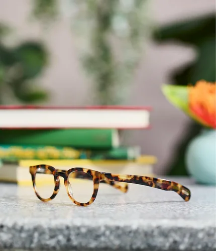 Vista 5 de eyebobs - Total Wit Gafas de lectura prémium para hombres y mujeres Marco redondo