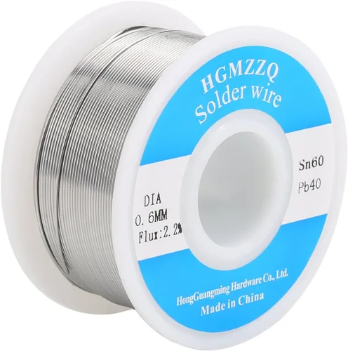 Vista 5 de Alambre de soldadura 60/40 de estaño con colofonia para soldadura eléctrica 0.023 pulgadas (0.6mm-1lb)
