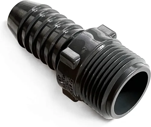 Vista 9 de Conector de manguera de PVC de púas de 5 piezas de 3/4 pulgadas - Juego de piezas de adaptador de conector de manguera de jardín MNPT de 3/4 pulgadas