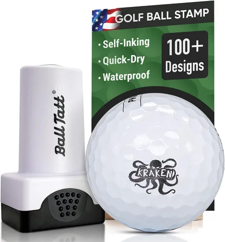 Vista 35 de Sello de pelota de golf - Marcador autoentintado - Herramienta de marcado permanente de secado rápido, sin fugas ni recargas, sello de golf