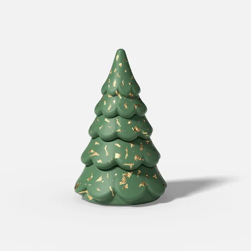 Vista 2 de BOOWAN NICOLE Vasos de vela apilables para árbol de Navidad con tapa, moldes de silicona, moldes modulares de silicona para árbol de Navidad