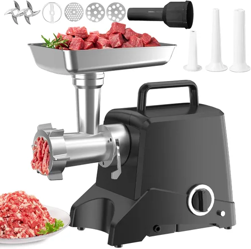 Vista 8 de Picadora eléctrica de carne Bluelinecool de 3500 W Max para uso doméstico PG508