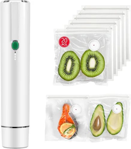 Vista 9 de Vixino Sellador al vacío, sellador al vacío para alimentos, sellador de vacío de mano