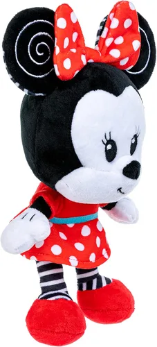 Vista 7 de KIDS PREFERRED Disney Baby Minnie - Peluche arrugado de alto contraste, color blanco y negro, niños y niñas a partir de 0 años (81263)