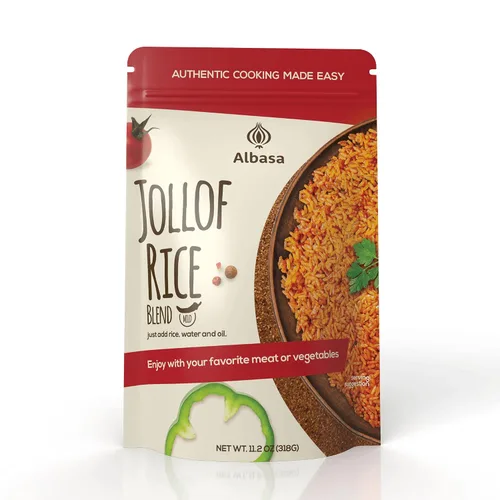 Vista 6 de Mezcla de arroz Jollof (suave, 3.7 onzas) hecha con 100% tomate y especias