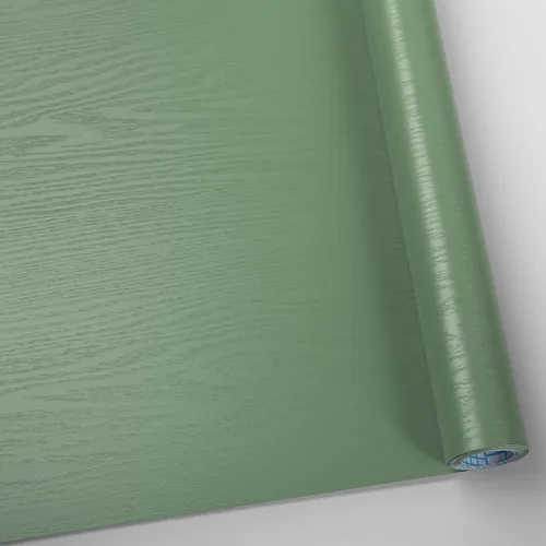 Vista 23 de Papel de contacto de madera azul oscuro despegar y pegar, papel tapiz engrosado sin rasgaduras, adhesivo de vinilo, autoadhesivo impermeable