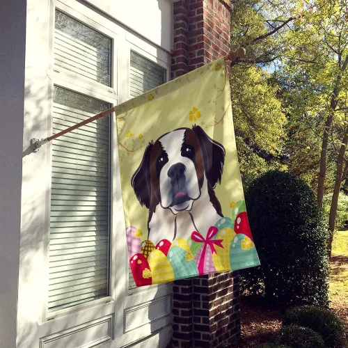 Vista 206 de Caroline's Treasures BB1923GF Bandera decorativa para jardín con diseño de Border Collie, para caza de huevos de Pascua, para jardín, jardín, patio