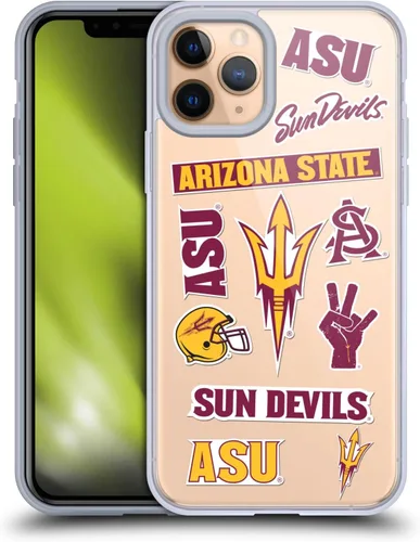 Vista 97 de Head Case Designs Funda de gel ASU Camou con licencia oficial de la Universidad Estatal de Arizona [protección de grado militar] compatible
