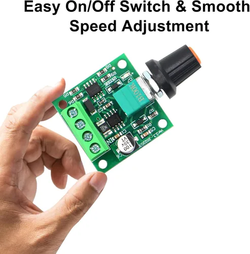 Vista 5 de RioRand RR-PWM-15V baja tensión DC 1.8v 3v 5v 6v 12v 2a controlador de velocidad del motor PWM