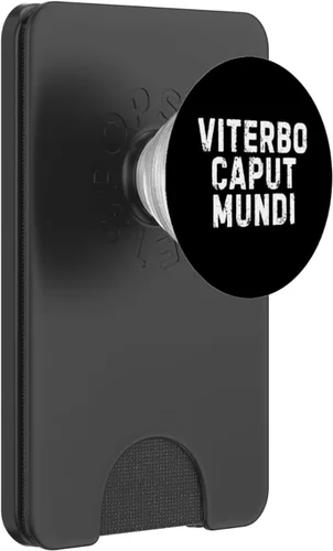 Vista 8 de Viterbo Caput Mundi Città Simpatica Uomo Donna Bambino PopSockets Adhesive PopGrip