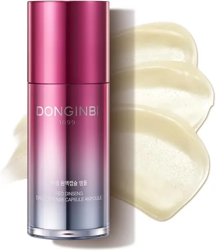 Vista 9 de Donginbi Red Ginseng Daily Defense Essence - Suero reafirmante y reparador de barrera de la piel para piel seca, esencia de ginseng rojo coreano