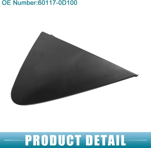 Vista 6 de Espejo de puerta delantera derecha Guardabarros de esquina triángulo Recorte No.60117-0D100 Panel de ajuste triangular para Toyota Yaris 2007-2011