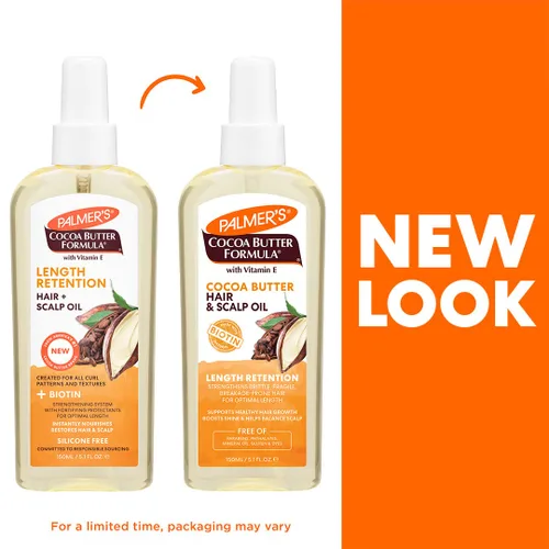 Vista 3 de Palmer's Manteca de cacao y aceite de biotina para cabello y cuero