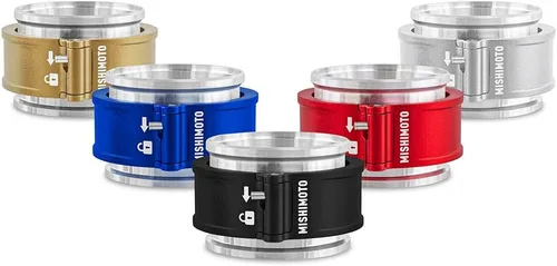 Vista 3 de Mishimoto MMCLAMP-QD-25CL Montaje de abrazadera de liberación rápida, 2.5" Plata