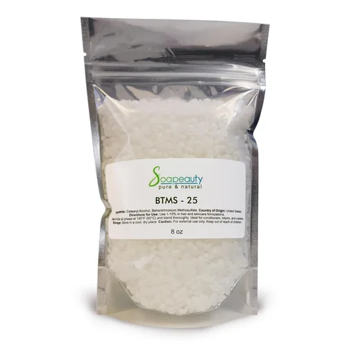 Vista 10 de Soapeauty BTMS-25 (metosulfato de behentrimonio y alcohol cetearílico) Emulsionante acondicionador para el cuidado del cabello y formulaciones sin