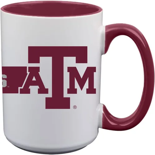 Vista 9 de The Memory Company Taza de café sublimada con licencia oficial de la NCAA de 15 onzas, Universidad de Alabama
