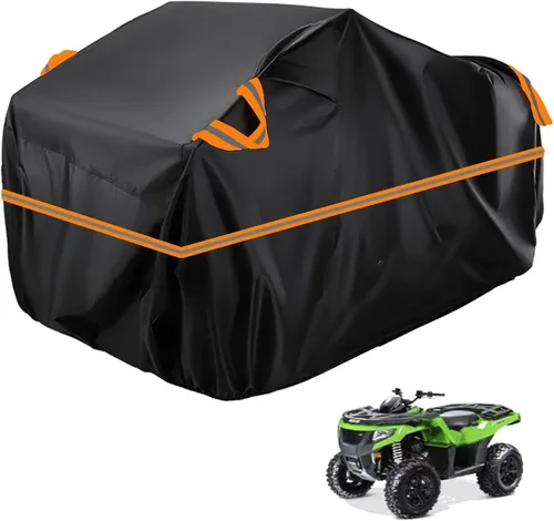 Vista 50 de Cubierta para ATV impermeable compatible con Arctic Cat H1 EFI TRV Cruiser 4x4 2011, cubierta de 210D para vehículos de 4 ruedas, cubierta para quad