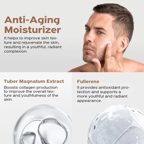 Vista 4 de IGAME - Crema hidratante facial intensiva para pieles grasas Nutritiva e hidratante Hidratante antienvejecimiento Ideal para pieles grasas