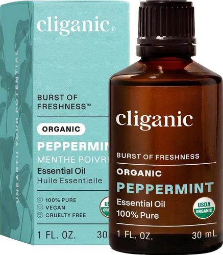 Vista 52 de Cliganic Aceite esencial de albahaca orgánica, 100% puro y natural para aromaterapia Con verificación sin OMG