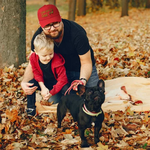 Vista 4 de Soft Baseball Cap Golden Retriever Dad Embroidery Dogs Gun Dog Twill Cotton Hunting Dad Hats for Men & Women