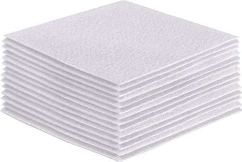 Vista 213 de FabricLA Hojas de fieltro acrílico para manualidades, cuadrados de fieltro precortados suaves de 4 x 4 pulgadas (3.9 in x 3.9 in), utiliza hojas