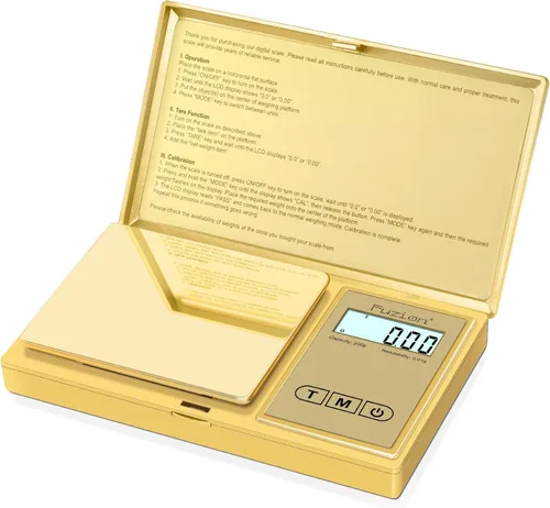 Vista 11 de Fuzion - Báscula de gramos, báscula de bolsillo con precisión de 0.01 gramos, báscula digital pequeña de 200g para alimentos, joyería, hierbas