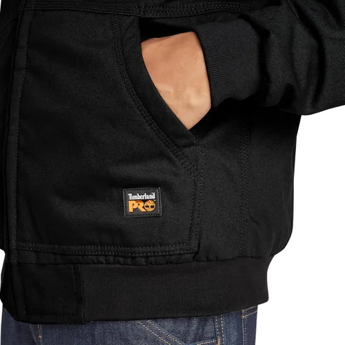 Vista 5 de Timberland - Chaqueta con capucha de lona con forro Gritman unisex para adultos