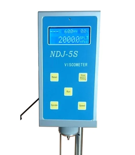 Vista 2 de Medidor de viscosidad rotacional con rango de medición de 20 a 100000 mPa, precisión del 1% para el comprobador de pintura de grasa