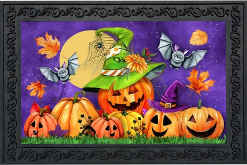 Vista 6 de Briarwood Lane Felpudo de calabaza de Halloween Halloween Pumpkin