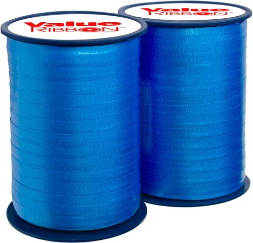 Vista 16 de Value Ribbon - Cinta rizadora prensada, 3/16 pulgadas x 500 yardas para envoltura de regalos, manualidades, proyectos de arte y decoraciones de Azul