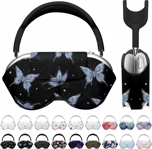 Vista 35 de Maxjoy para Apple Airpods Max Funda inteligente de cubierta, Accesorios de cubierta protectora de cuero PU suave para Airpod Max con modo de sueño