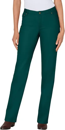 Vista 20 de Woman Within Jeans elásticos de pierna recta de 5 bolsillos Banana