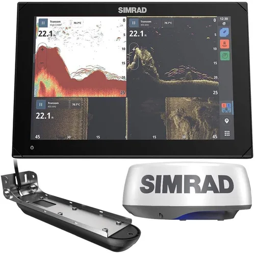 Vista 3 de Simrad NSX Smart Plotter Cartográfico y Buscador de Peces con Cartas C-MAP Discover X