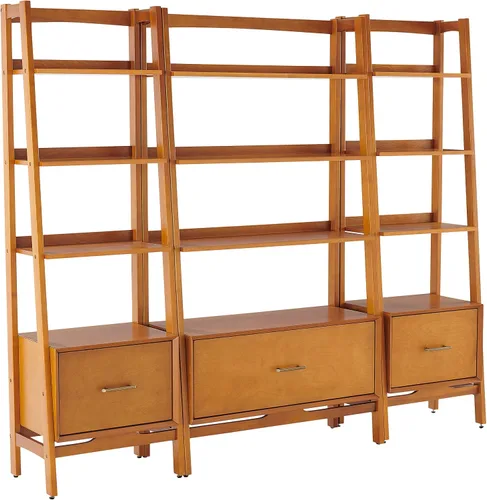 Vista 18 de Crosley Furniture Landon - Estantería pequeña Acorn