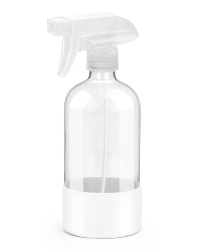 Vista 12 de Rionisor - Botellas de cristal con rociador con protección de manga de silicona, contenedores recargables vacíos de 16 oz, Negro, 1 paquete