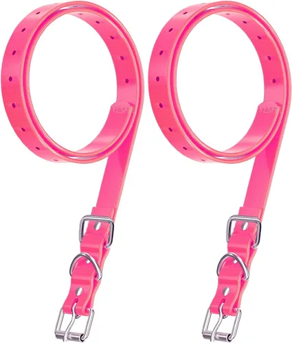 Vista 11 de Correa de collar para perros ETPET para la mayoría de receptores de collar de entrenamiento electrónico: Correa de TPU para mascotas, ajustable