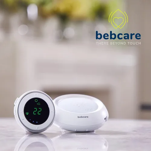 Vista 4 de Bebcare Hear Audio - Monitor de bebé con tecnología ultra baja de seguridad contra la radiación, sensor de respiración, luz nocturna y silenciador
