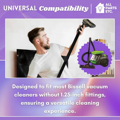 Vista 3 de Varitas de extensión de vacío para accesorios y accesorios de vacío Bissell, tubos de vacío de 11 pulgadas y piezas de repuesto compatibles