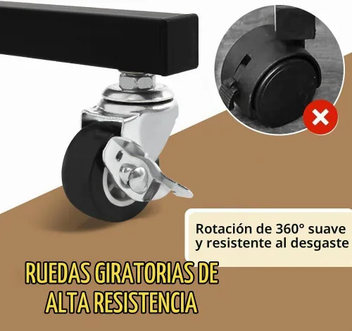 Vista 5 de Paneles de pared de rejilla de 1.8 x 5.7 pies, rejilla de alambre de pie, estante de exhibición con ruedas base en T, panel de rejilla independiente