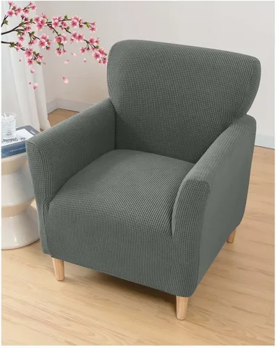 Vista 25 de Fundas elásticas para sillón de sala de estar, fundas protectoras para perros, mascotas y niños, diseño de jacquard con patrón de 1 asiento pequeño